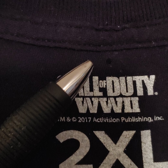 Call of Duty WWII Mens Short Sleeve T Shirt. 2XL - Picture 4 of 11